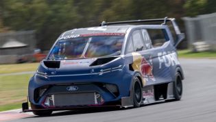A brain-rearranging ride in the electric Ford SuperVan
